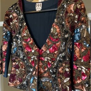 Haute Hippie Beaded Jacket. M